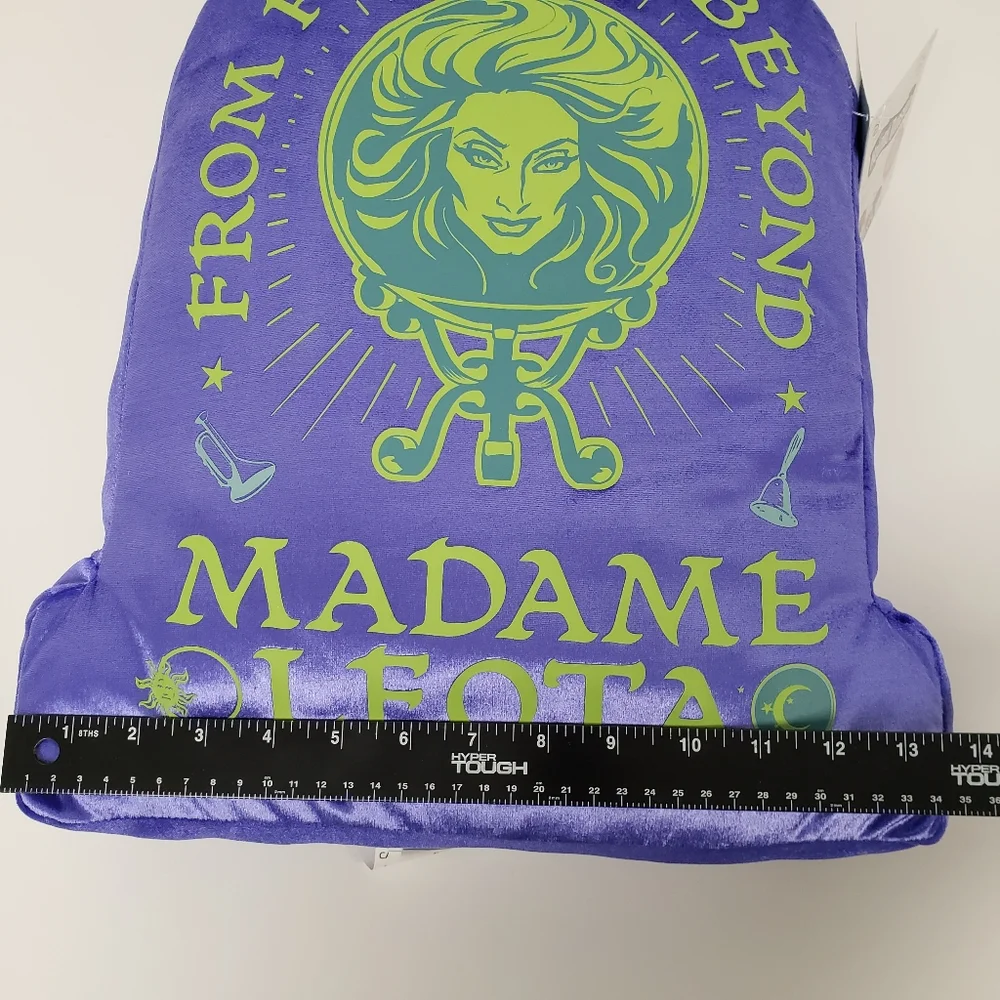 Disney Haunted Mansion Madame Leota Glow in the Dark Tombstone Pillow